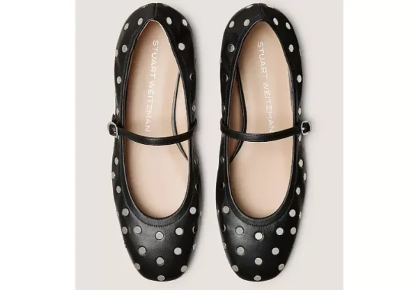 CLARIS STUD BALLET FLAT