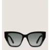 CRYSTAL CAT-EYE SUNGLASSES ​