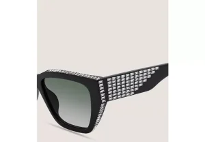 CRYSTAL CAT-EYE SUNGLASSES ​