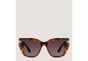 TWO-TONE CAT-EYE SUNGLASSES ​